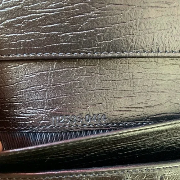 Gucci Black Wallet with Bamboo Accent - Picture 4 of 5